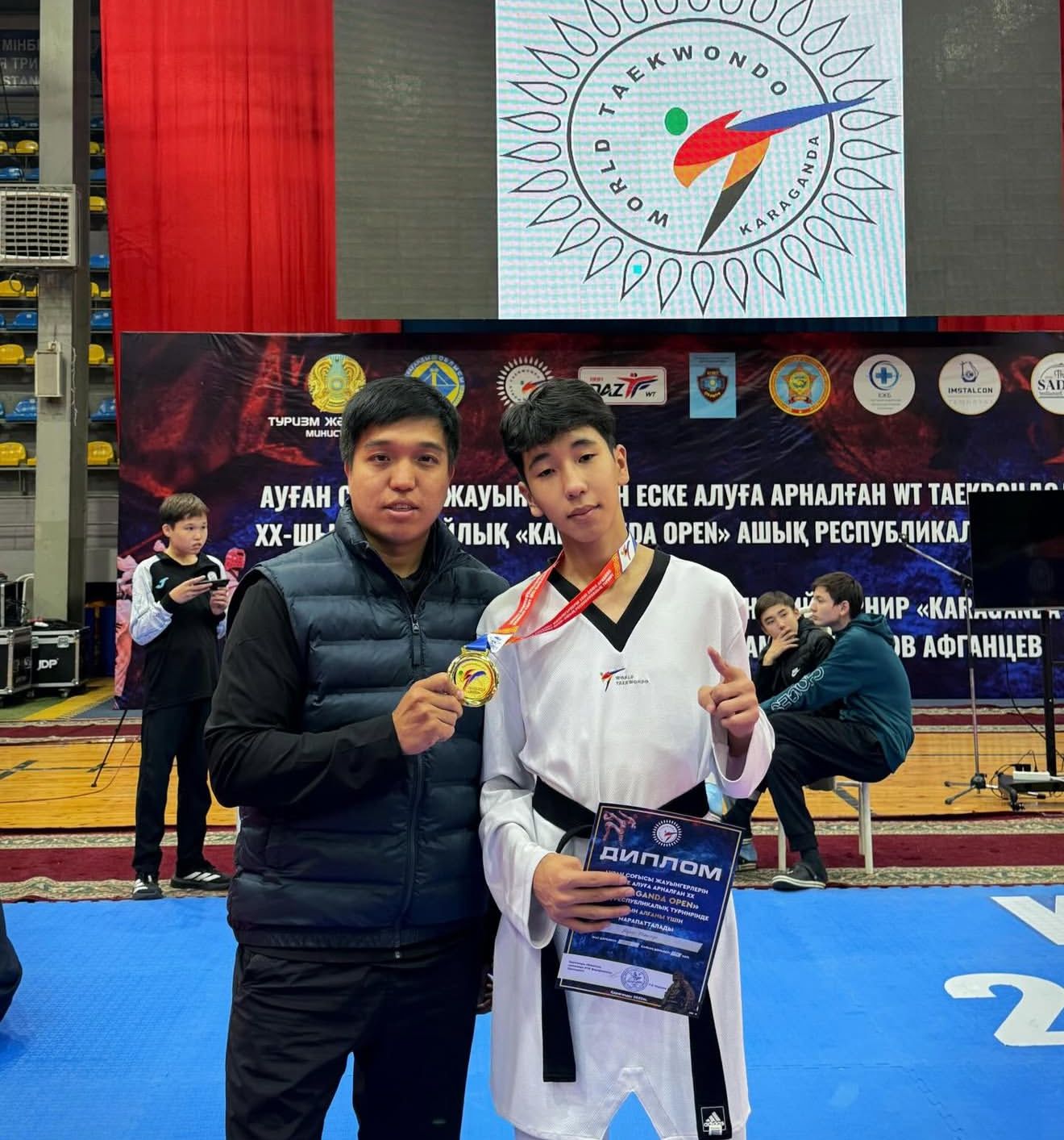 Гордость колледжа: Адыр Бекнар завоёвывает призовые места по таэквондо